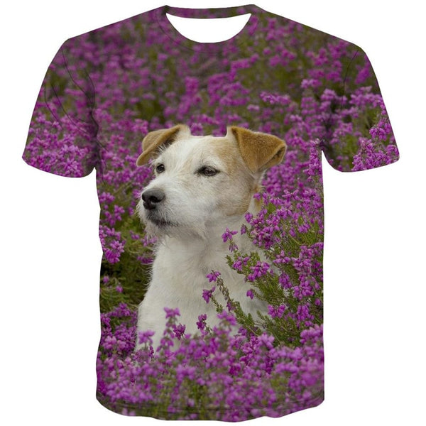 
tshirts dog Puppy Cute animal Print clothes big Smart dogs outfits men Cool
                
