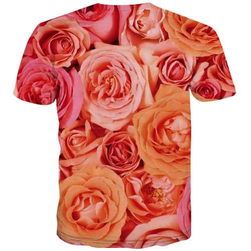 
Rose T-shirt Men Pink Tshirts Cool Flower Tshirt Printed Harajuku T-shirts Graphic Short Sleeve Fashion Men New Streetwear - KYKU
                