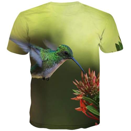 
Bird T-shirt Men Animal Shirt Print Flower Tshirts Casual Green Tshirts Cool Street T shirts Funny Short Sleeve Fashion Unisex - KYKU
                