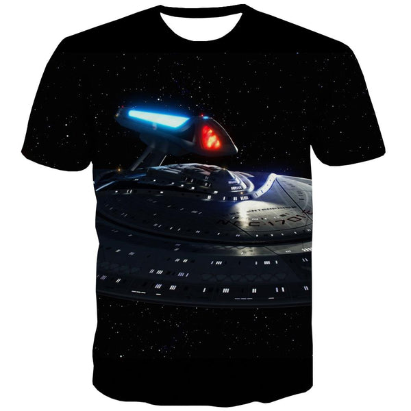 
tshirt Airship air ship Novelty 3D shirt Cool men flying ship art costume
                