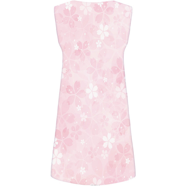 
Flower Dress Women Colorful Office Purple Korean Style Space Tank Womens Clothing Elegant
                