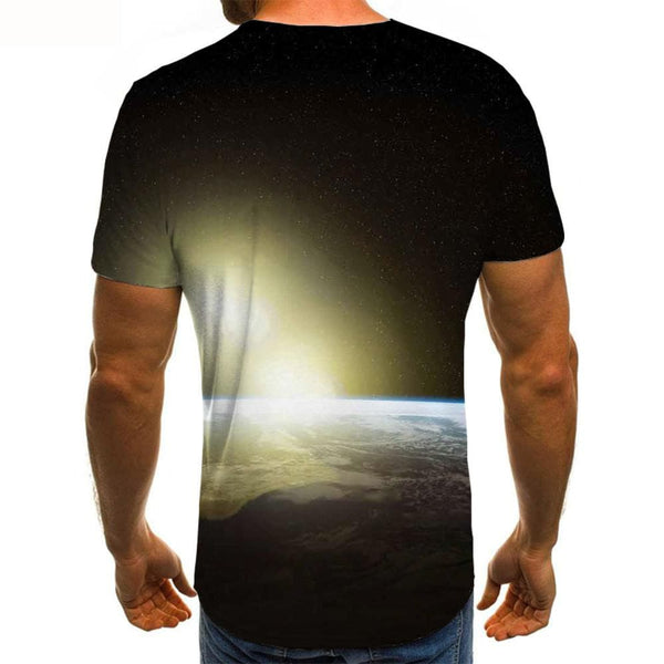
Earth T shirt Men Galaxy T-shirts 3d Universe Funny T shirts Space Tshirt Printed
                