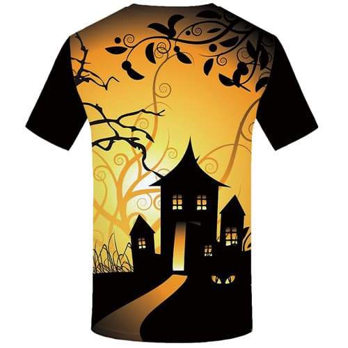 
Halloween T-shirt Men Yellow T-shirts 3d Cosplay Tshirts Casual Party T-shirts Graphic Psychedelic Tshirts Cool Short Sleeve - KYKU
                