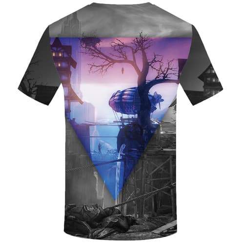 
Geometric Flowers T-shirt Men Tree T shirts Funny Mechanical Shirt Print Colorful T-shirts Graphic Vintage Tshirt Printed - KYKU
                