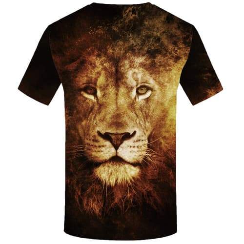 
Lion T shirts Men Flame Shirt Print Animal Tshirt Printed Gothic Tshirts Cool Short Sleeve Full Print Men/women Tee Top - KYKU
                