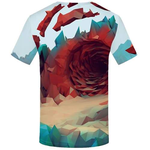 
Geometric Flowers T shirts Men Mountain Tshirts Cool Cartoon Shirt Print Gothic Tshirt Anime Short Sleeve summer Unisex New Slim - KYKU
                