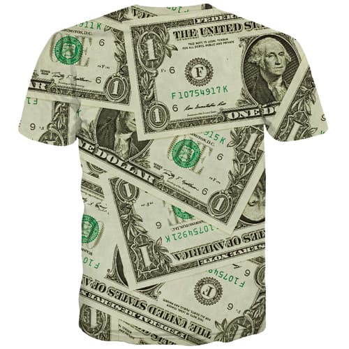 
Dollar T-shirt Men Vintage Shirt Print Money Tshirts Cool United States Tshirts Novelty Harajuku T-shirts 3d Short Sleeve - KYKU
                