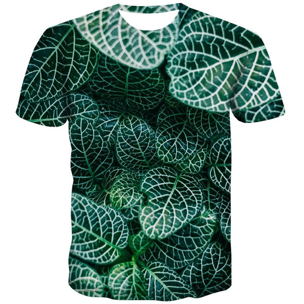 
Green reticulated grass texture shirts special texture shirt tee Cool different art costume man
                