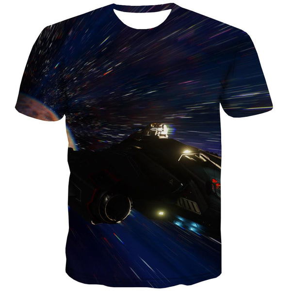 
t shirt Airship tee top air ship flying ship art costume men Casual
                