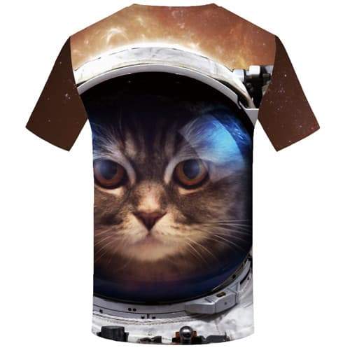 
Cat T-shirt Men Animal Tshirt Anime Astronaut T-shirts Graphic Metal Tshirt Printed Galaxy Space T-shirts 3d Short Sleeve - KYKU
                