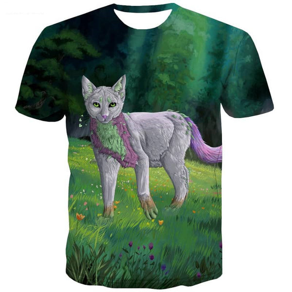 kitten tshirt 3D t shirt cat Casual pet art costume men