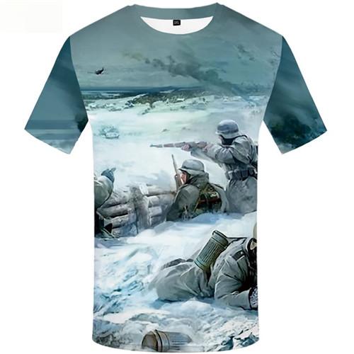 War T-shirt Men Russia T-shirts Graphic Military Tshirt Printed Character Tshirts Casual Snow T-shirts 3d Short Sleeve summer