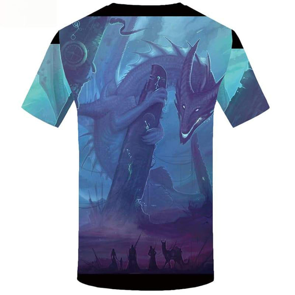 
Dragon T shirts Men Animal Tshirt Anime War T shirts Funny Short Sleeve - KYKU
                