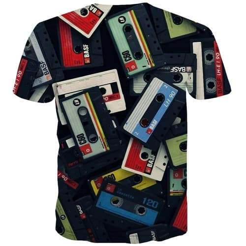 
Magnetic Tape T-shirt Men Music T shirts Funny Gothic Tshirt Printed Vintage T-shirts Graphic Colorful Tshirt Anime Short Sleeve - KYKU
                