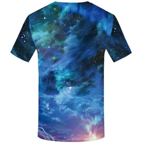 
Aurora T-shirt Men Colorful T-shirts Graphic Galaxy Space Tshirts Cool Nebula Tshirts Casual Harajuku Shirt Print Short Sleeve - KYKU
                