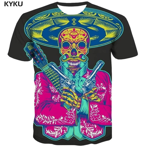 t shirt abstract t shirt 3D personality fun geometric colorful art art costume men Cool