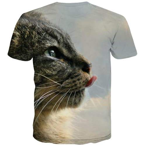 
Cat T-shirt Men Animal T-shirts 3d Lovely T-shirts Graphic Funny Tshirts Cool Leisure Tshirt Anime Short Sleeve Punk Rock - KYKU
                