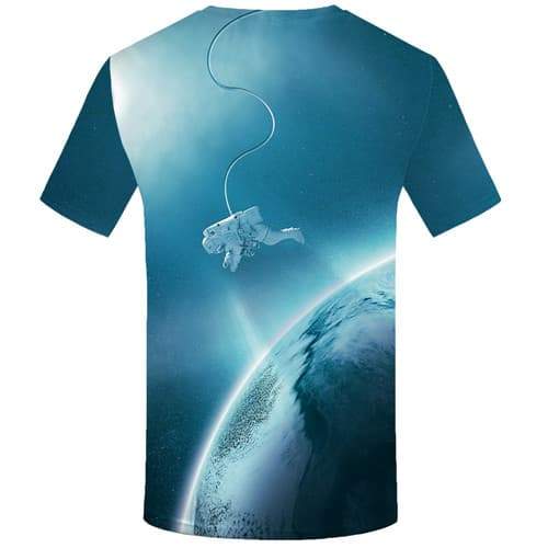 
Astronaut T-shirt Men Galaxy Tshirts Casual Space Tshirts Novelty Earth T-shirts Graphic Metal Tshirt Anime Short Sleeve Hip hop - KYKU
                
