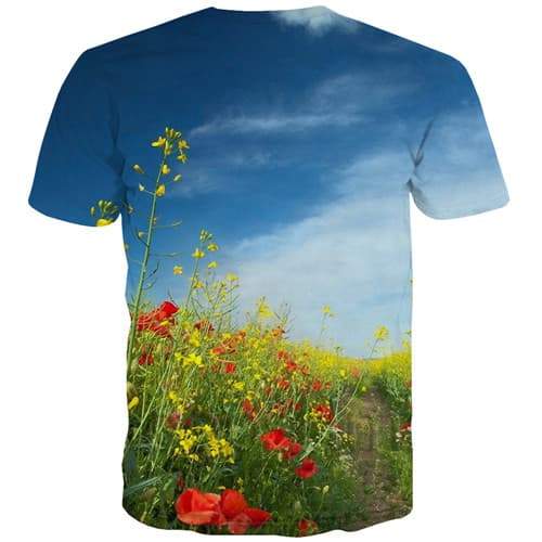 
Flower T-shirt Men Cloud Tshirts Novelty Harajuku Shirt Print Colorful Tshirt Anime Leisure Tshirts Casual Short Sleeve - KYKU
                