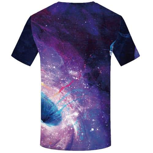 
Galaxy Space T-shirt Men Colorful Tshirts Cool Psychedelic T-shirts Graphic Astronaut Tshirts Casual Black Hole Tshirt Printed - KYKU
                