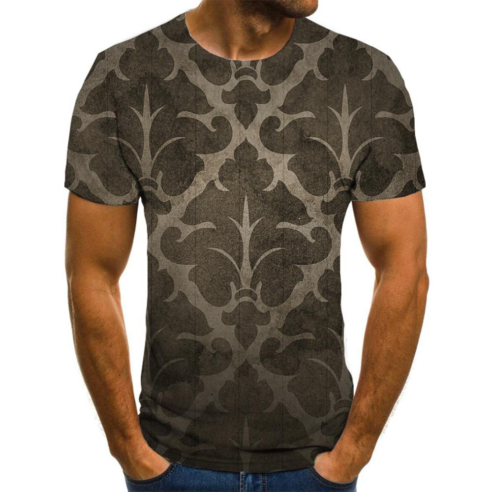 geometric symmetrical texture t shirt special texture Print clothes art costume Cool men different