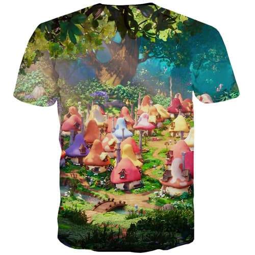 
Anime T-shirt Men Tree Tshirt Anime Colorful T-shirts Graphic Funny Tshirt Printed Forest Tshirts Casual Short Sleeve Full Print - KYKU
                
