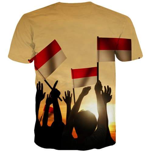 
Monaco Flag T-shirt Men Monaco Tshirts Cool Character Shirt Print Harajuku T-shirts 3d Colorful Tshirts Novelty Short Sleeve - KYKU
                