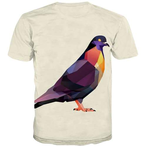 
Animal T-shirt Men Pigeon Tshirt Anime Bird T shirts Funny White Tshirt Printed Cube Tshirts Casual Short Sleeve Fashion - KYKU
                