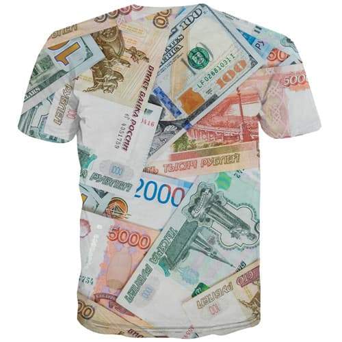
Russian Ruble T shirts Men Money Tshirt Printed Russia Tshirts Casual Funny T shirts Funny Harajuku Tshirt Anime Short Sleeve - KYKU
                