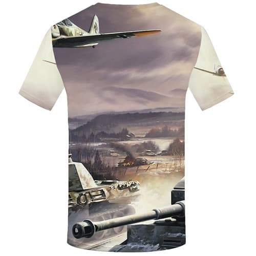
War T-shirt Men Military T-shirts Graphic Mechanical Shirt Print Mountain Tshirts Cool Game Tshirts Novelty Short Sleeve Fashion - KYKU
                