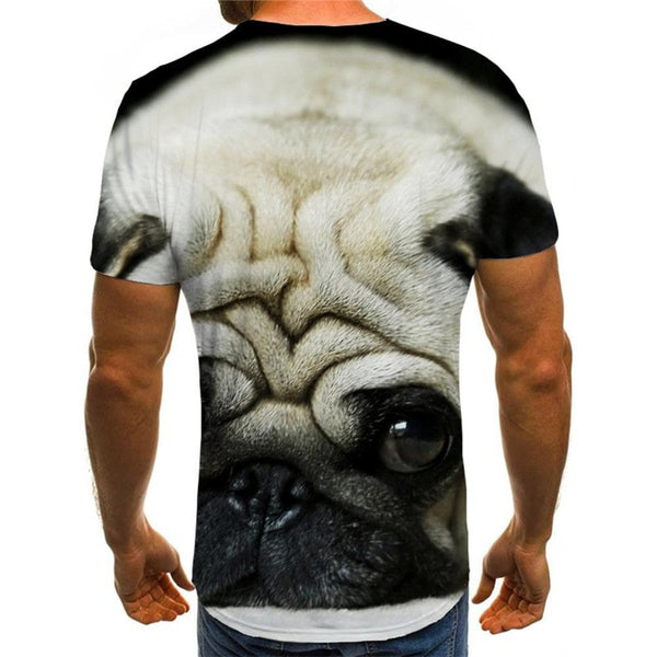 
shirt dog tee shirt Puppy Cute animal Cool art costume men's big Smart dogs
                