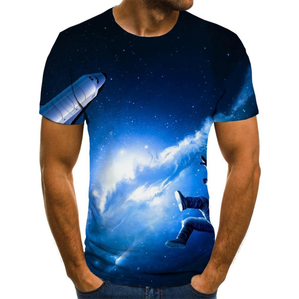 t shirt Airship t shirt 3D air ship flying ship art costume men Cool