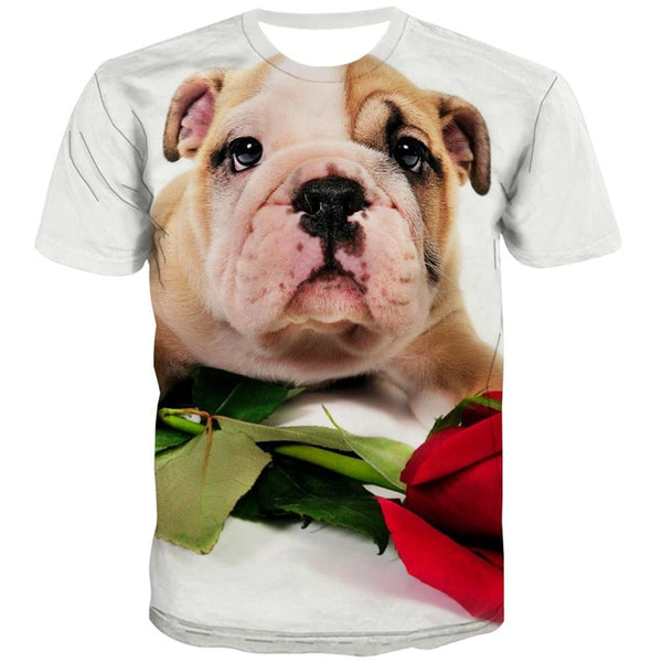 
shirts dog Puppy Cute Pets Print clothes art costume Cool men big Smart dogs
                