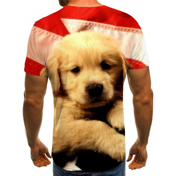 
shirt Golden Retriever dog Puppy Cute Pets Novelty 3D shirt big Smart dogs Cool man art costume
                