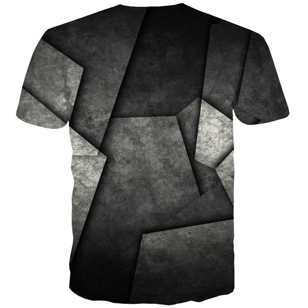 
Black irregular 3D texture shirt special texture Casual different men art costume Casual
                