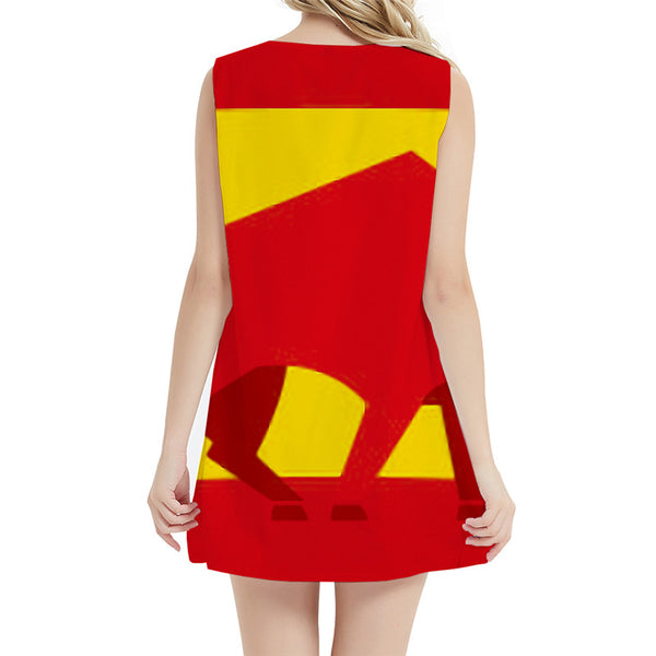 
Geometric Dress Women Colorful 3d Print Spain Halter Sleeveless Animal Ladies Dresses Fantasy Sundress Womens Clothing Plus Size
                