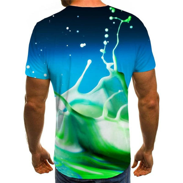 
shirt abstract  personality Casual  men's Casual fun geometric colorful art art costume
                