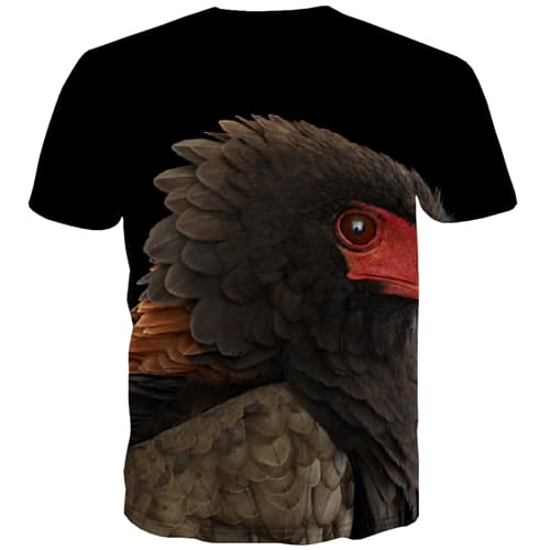 
Animal T shirts Men Feather Tshirts Cool Eagle Shirt Print Funny T shirts Funny Black Tshirt Printed Short Sleeve Hip hop Unisex - KYKU
                