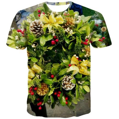 Flower T-shirt Men Colorful Tshirts Casual Funny T-shirts 3d Harajuku Shirt Print Short Sleeve summer Mens S-5XL Slim Rock - KYKU