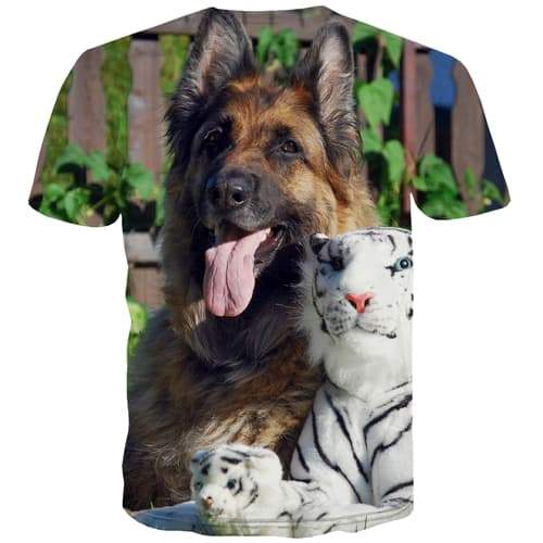 
Tiger T-shirt Men Dog T shirts Funny Lovely Tshirts Novelty Harajuku Tshirt Printed Hip Hop Shirt Print Short Sleeve Full Print - KYKU
                