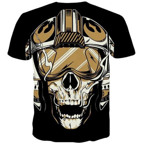 
Skull T-shirt Men Funny Shirt Print Punk Rock T-shirts 3d Hip Hop T-shirts Graphic Street T shirts Funny Short Sleeve Fashion - KYKU
                