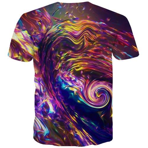 
Colorful T shirts Men Abstract T shirts Funny Dizziness Tshirts Casual Psychedelic Shirt Print Hilarious Tshirt Anime - KYKU
                
