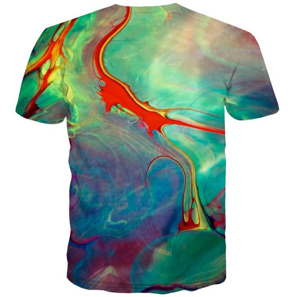 
t shirt abstract  personality 3D tshirt  men art costume fun geometric colorful art Casual
                