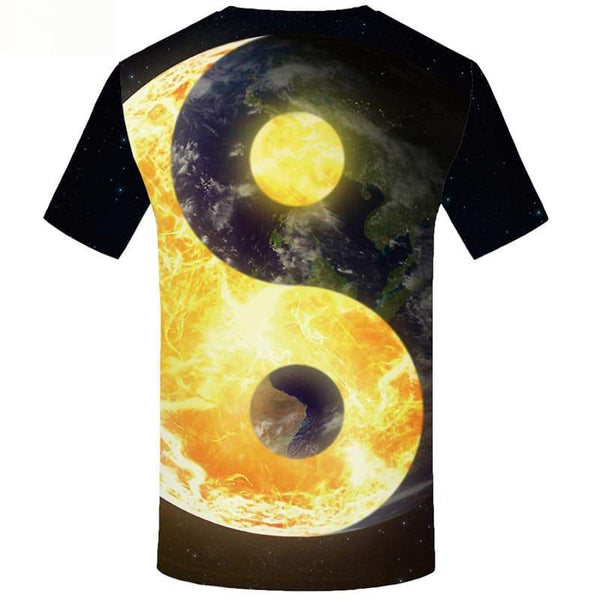 
Galaxy Space T-shirt Men Yinyang T-shirts 3d Earth Tshirt Printed Short Sleeve - KYKU
                