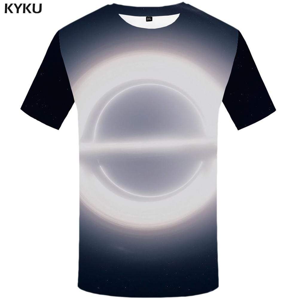 Galaxy T shirt Men Space Tshirts Print Moon T shirts Funny Psychedelic T-shirt 3d Harajuku Tshirt Anime Mens Clothing Hip hop - KYKU