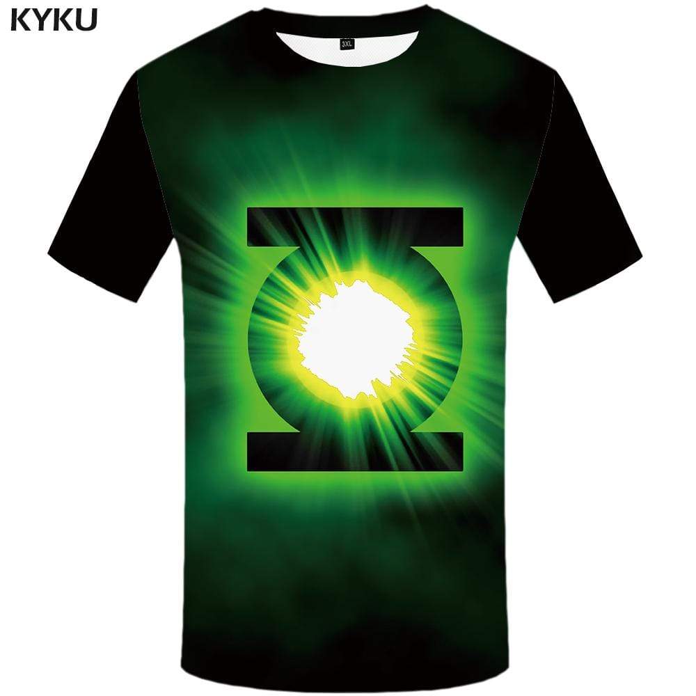 Jesus T shirt Men Aurora T shirts Funny Green Tshirt Anime Geometric Tshirts Print Harajuku T-shirt 3d Mens Clothing - KYKU